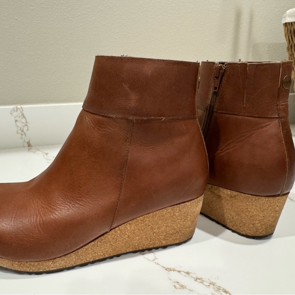 Birkenstock Papillo Ebba Leather Ankle Boots size 41/10-10.5